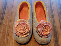 Ponožky, pančuchy, obuv - Darčekový poukaz na plstené papučky - 12793400_