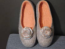 Ponožky, pančuchy, obuv - Darčekový poukaz na plstené papučky - 12793402_