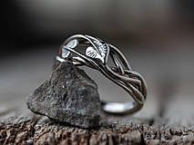 Prstene - Snubáčik lipou ovinutý  ... /bez kameňa/ - 12798057_