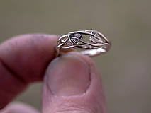 Prstene - Snubáčik lipou ovinutý  ... /bez kameňa/ - 12798060_