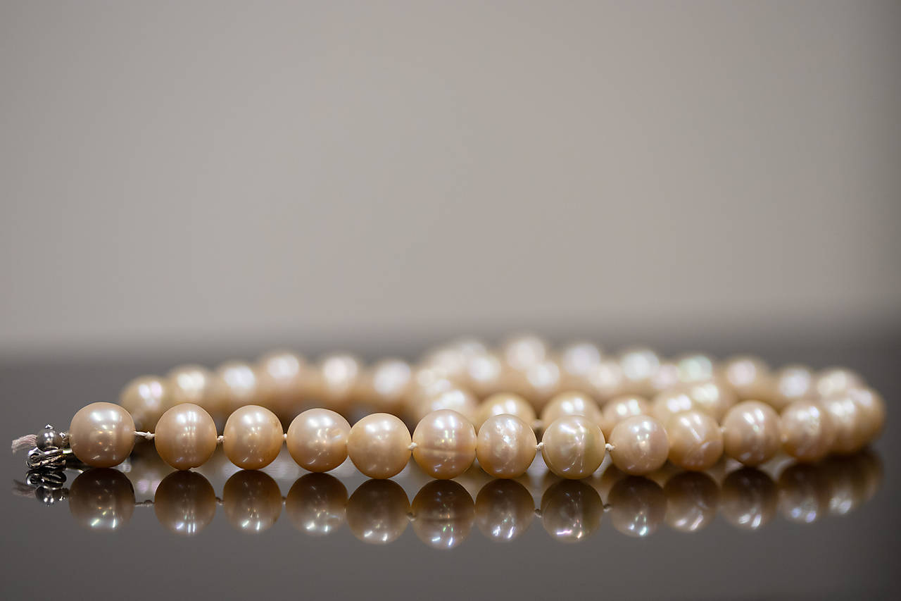 náhrdelník z riečnych perál