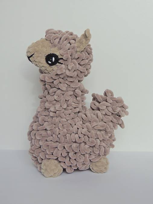  - Lama (Super Fluffy) (Hnedá) - 12797601_