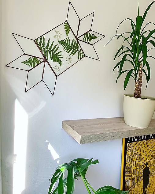 Dekorácie - Závesná dekorácia s papradím - 12797443_