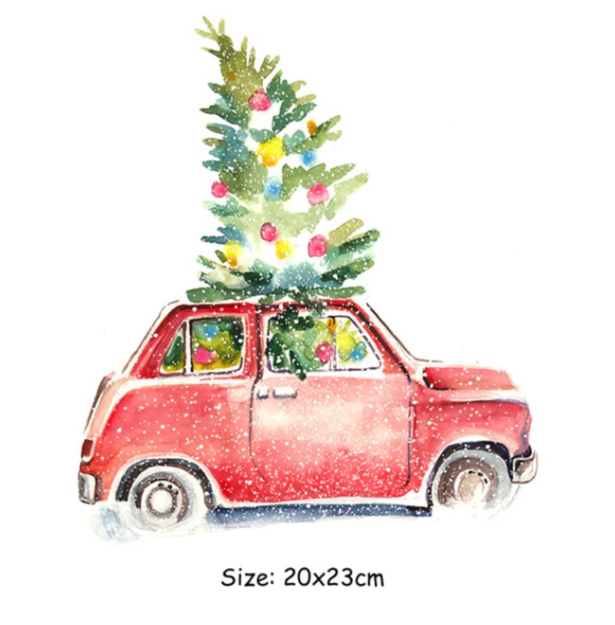 NZ101 Vianočná nažehľovačka 22 x 23 cm