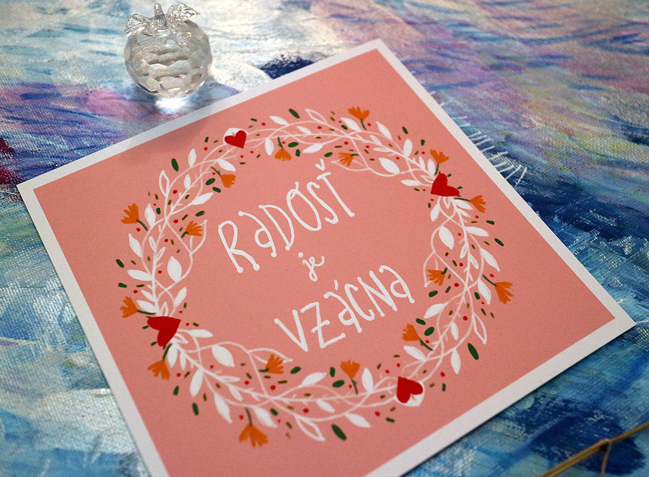 radosť je vzácna/ písanková kreslenka