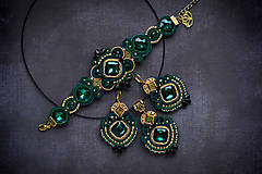 Sady šperkov - Marrakesh - sada náušníc, náramku a prívesku - 12802230_