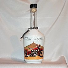 Nádoby - Darčeková fľaša pre chlapov Harley - 12805989_