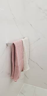 Úžitkový textil - Ľanový waflový uterák - 12806489_