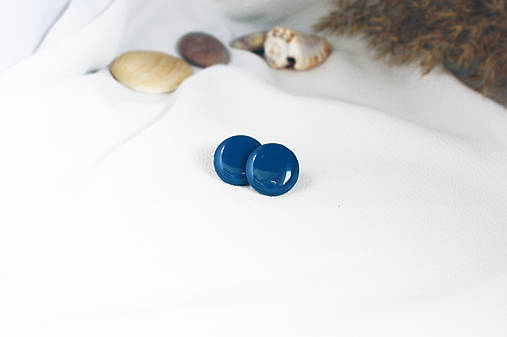 KRUH-ové napichovačky - chirurgická oceľ  (15 mm) (Modrá)