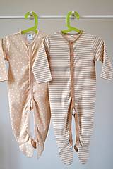 Detské oblečenie - Pyžamo/Overal hviezdičkové - 12810020_