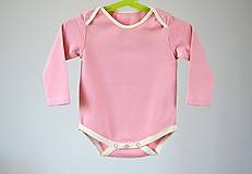 Detské oblečenie - Body ružové - 12810031_