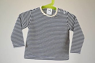 Detské oblečenie - Tričko námornícke - 12809991_