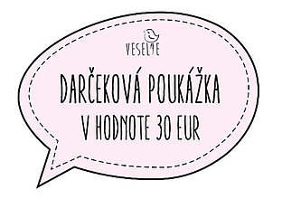 Darčekové poukážky - Darčeková poukážka 30 Eur - 12810331_