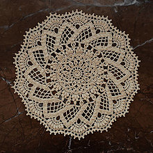 Úžitkový textil - Čipka 3D “Flora” - 12813337_