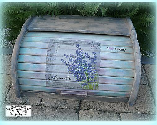 Nádoby - Chlebník "Lavender" :) - 12816599_