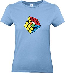 Topy, tričká, tielka - Rubikova kocka dámske (XS - Tyrkysová) - 12817531_