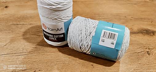 Galantéria - MACRAME COTTON LUREX (MACRAME COTTON LUREX - 720) - 12820608_