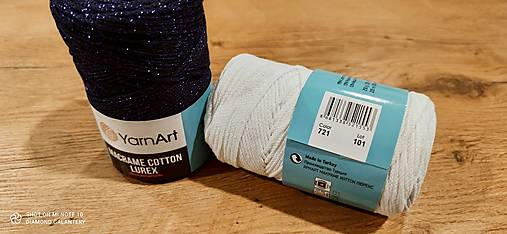 Galantéria - MACRAME COTTON LUREX (MACRAME COTTON LUREX - 721) - 12820617_