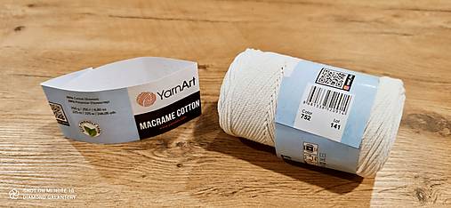 Galantéria - MACRAME COTTON  (MACRAME COTTON - 752) - 12820636_