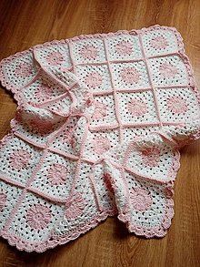 Detský textil - Háčkovaná deka - Molly - 12820716_