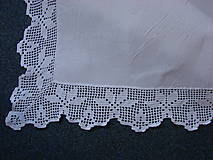 Úžitkový textil - háčkovaný obrus - 12822591_