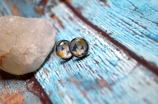 Náušnice - Stylovky - Žlutáci... - 12823864_