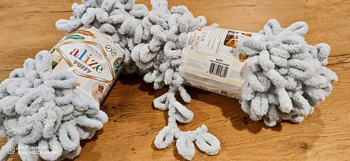 Galantéria - Alize Puffy  (416 sivomodrá) - 12830253_
