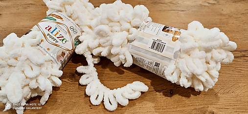 Galantéria - Alize Puffy  (62 krémová) - 12830270_