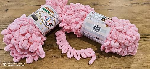 Galantéria - Alize Puffy  (185 ružová) - 12830287_