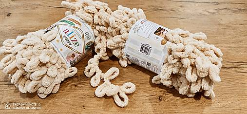 Galantéria - Alize Puffy  (310 svetlá béžová) - 12830289_