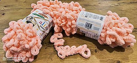 Galantéria - Alize Puffy  (529 lososová) - 12830226_