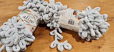 Galantéria - Alize Puffy  (416 sivomodrá) - 12830253_