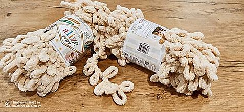 Galantéria - Alize Puffy  (310 svetlá béžová) - 12830289_