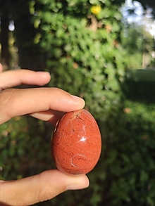 Iné doplnky - Yoni vajíčko červený jaspis  - 12829596_