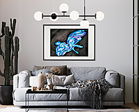 Obrazy - Abstraktný akvarelový obraz "Slobodu krídlam" - 12827753_