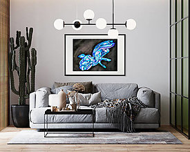 Obrazy - Abstraktný akvarelový obraz "Slobodu krídlam" - 12827753_