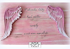Dekorácie - Krídla-drevorezba "Rose tricolour" - 12839207_