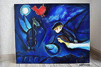 Obrazy - reprodukcia Marc Chagall - Aleko - 12837437_