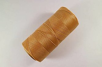Galantéria - Polyesterové voskované šnúrky (Linhasita) 0,5mm,  Škála farieb 3 (Béžovohnedá č.602) - 12836137_
