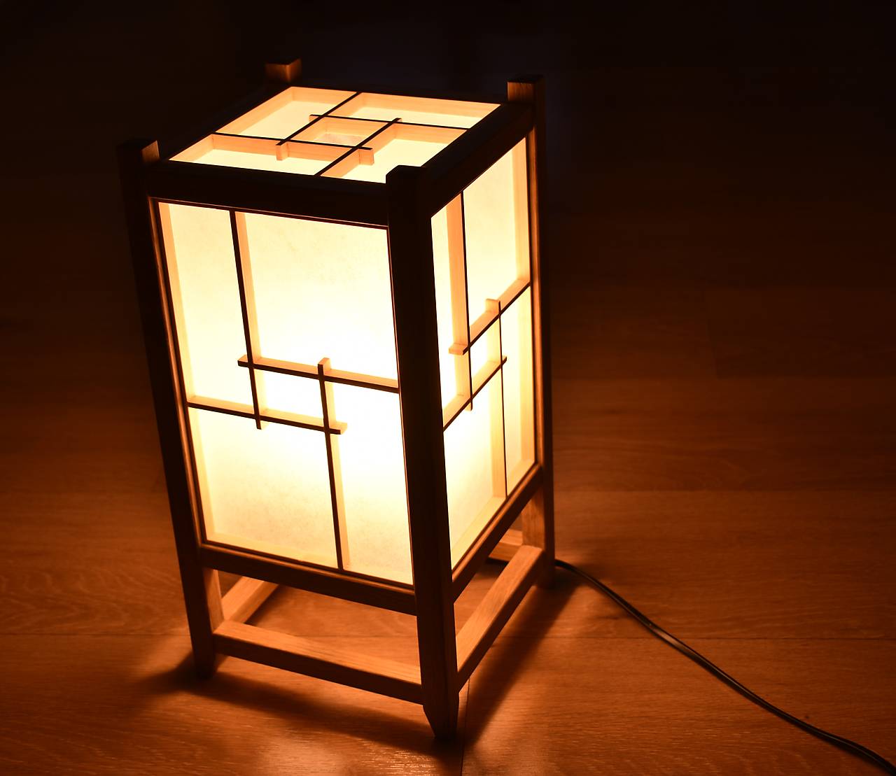 Japonská Shoji Lampa
