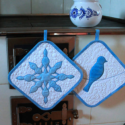 Úžitkový textil - Kuchyňské chňapky - 12840668_