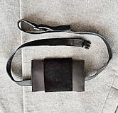 Peňaženky - Peňaženka / ľadvinka kožená - 12841257_