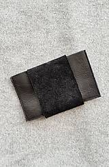 Peňaženky - Peňaženka / ľadvinka kožená - 12841261_