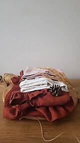 Úžitkový textil - Ľanové obliečky do detskej postieľky - 12840328_