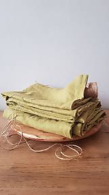 Úžitkový textil - Ľanové obliečky do detskej postieľky - 12840336_