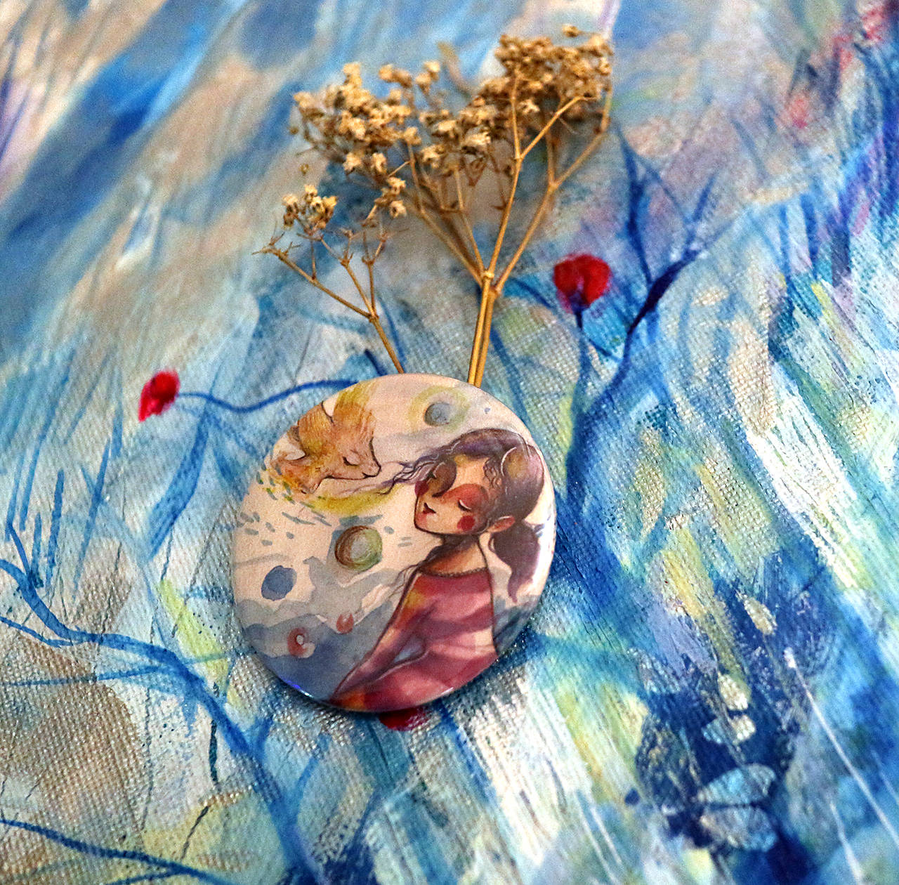 Prvý bozk/ Butón- odznačik