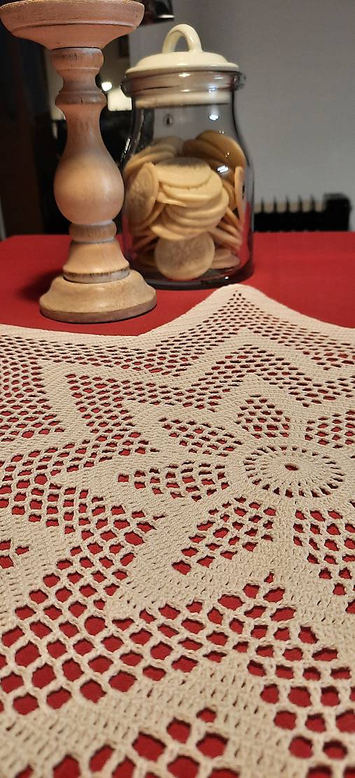 Úžitkový textil - Veľká vianočná hviezda - 12846293_