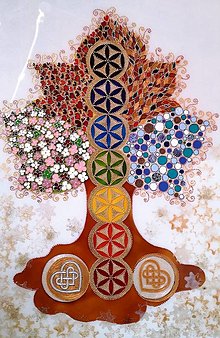 Obrazy - Mandala harmonizačná - Strom života - 12846615_