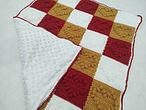 Detský textil - Dečka so ♥️ - 12844612_