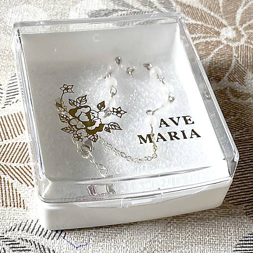 Obalový materiál - Rosary gift Box / Krabička na ruženec (č.6) - 12849408_